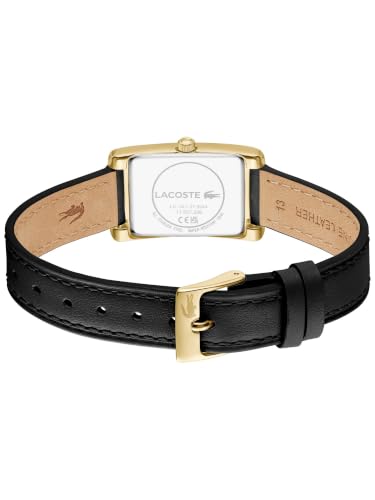 Lacoste Croisette Qtz Basic Gold Rectangle Dial Women's Watch- 2001524