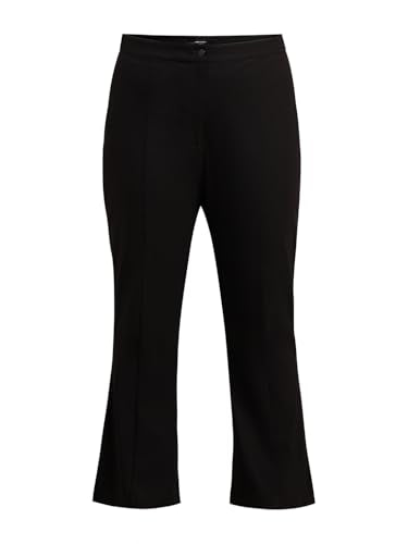 VEROMODA Curve Women's Wide Leg Pants Jet Black