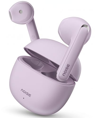 Noise Buds Mini Truly Wireless Earbuds (2026) | Half in-Ear Design | 40H Playtime | Quad Mic ENC for Clear Calls | 13mm Driver | Low Latency Gaming Mode | BT v5.3 | IPX4 Sweat Resistant - Calm Lilac