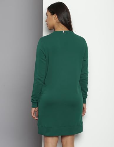 Tommy Hilfiger women's Cotton Classic above The Knee Casual Dress (F23HWDR006 Green