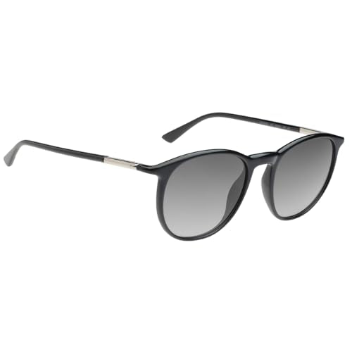 Calvin Klein|Black Full Frame Oval Sunglasses|100% UV Protected (Uv 400) Grey Gradient Faded Lens|Men's|Large|CK 22537 001 53 S