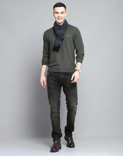 Monte Carlo Mens Self Design Multi Color Muffler_224MUF7918-0-13
