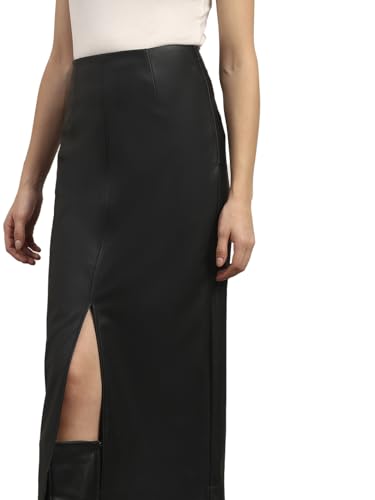 VERO MODA Women's Below Knee Skirt Black