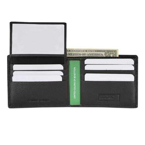 UNITED COLORS OF BENETTON Fenwick Leather Men's Casual Wear Two Fold Wallet (Brown, Free Size)