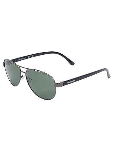 Skechers Grey Aviator Sunglasses for Men – Large