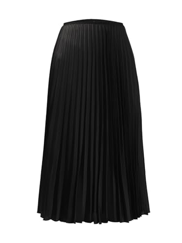 VERO MODA Women's Fit and Flare High-Rise Black Skirt