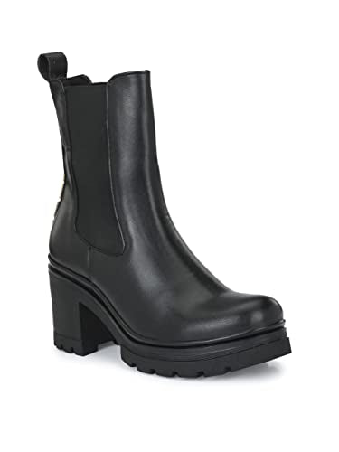 Delize Womens Black Chelsea Ankle Boots 382-40