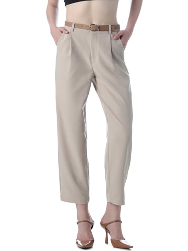 ONLY Women's Regular Pants (15351221-Chateau Gray_Chateau