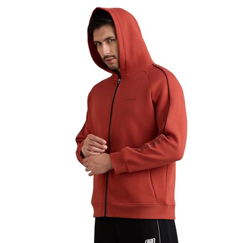 Skechers Men's A-Line Coat (JA0154ID_Charcoal/Orange