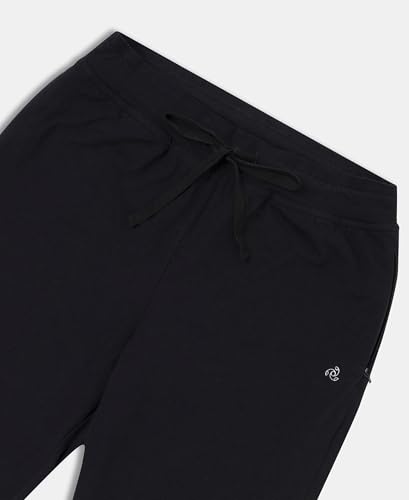 Jockey Women's Regular Fit Capris (1300-0105-BLACK_S_Black_Small)