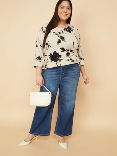 Max Plus Size Women Printed Blouse