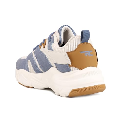 Red Chief Men’s Sports Sneaker | Breathable Mesh & Synthetic Low Ankle Lace Up Shoe | Teal (C6016)