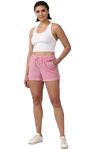 FOREVER 21 women's Boyfriend Shorts (459509_Pink