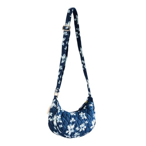 Tamra Sling Bag, Spacious and Lightweight Cross Body Bag for Women with Adjustable Straps (Indigo Blossom)