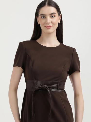 Calvin Klein Jeans Polyester Round Neck Sheath Dress