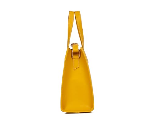 LOUIS STITCH Stylish Yellow Handbag for Women | Ladies Satchel Handbag for Travel, Office, College | LDB-VF1039-HBYL