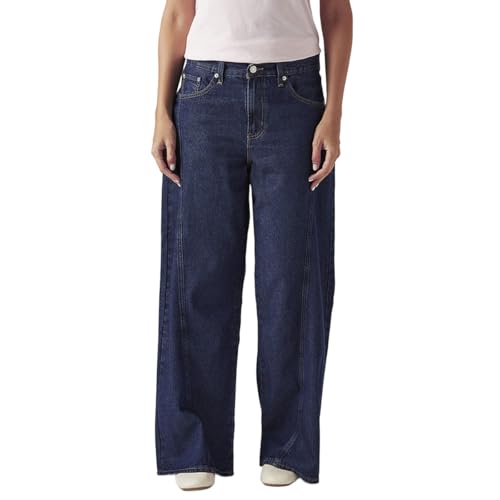 Levi's Women's 94 Mid Indigo Loose Fit Mid-Rise Jeans