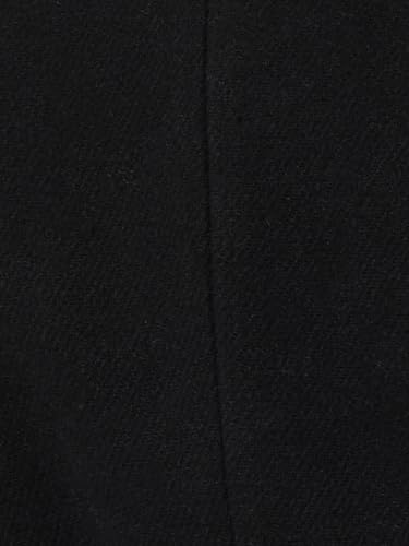 Max Women Knit Belted Blazer (Black_XL)