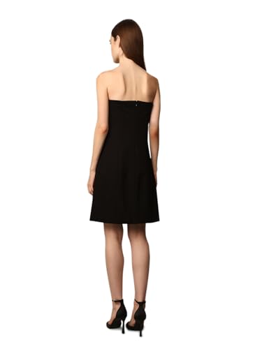 ONLY Women's Fit and Flare Black Dress