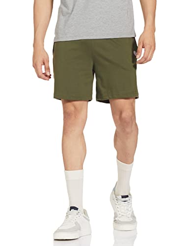 Max Men's Cargo Shorts (NOOSNBSHOL3_Olive Green_M)