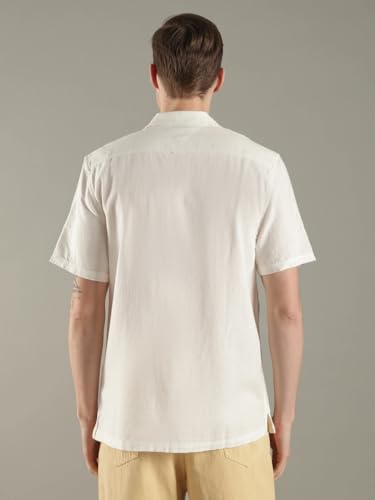 Solid Oversized Fit Linen Shirt
