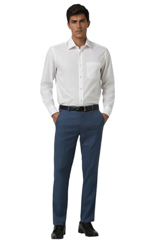 Van Heusen Men's Slim Work Utility Pants (VHTFFSLP485971_Blue