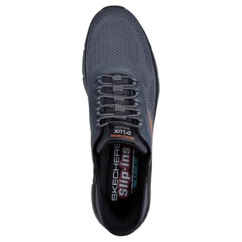 Skechers Men D'LUX Walker 2.0 - REZINATE Black Slip INS Casual Sneakers