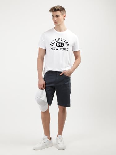 Tommy Hilfiger Mens White Color T-Shirt (XL)