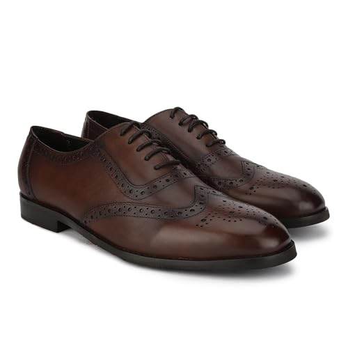 Woodland Men's Brown Softy Crust Formal Shoes-7 UK (41EURO) (GF 4657022)