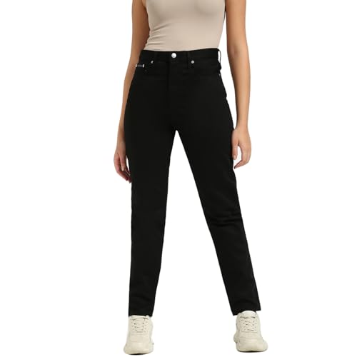 Calvin Klein Jeans Women's Slim Jeans (J224896BEH Black