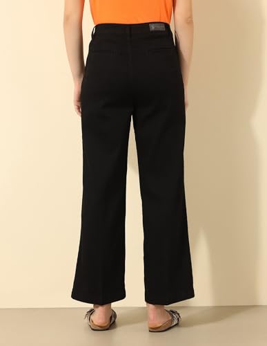 U.S. POLO ASSN. Women's Loose Jeans (UWSS25JEN298 Black