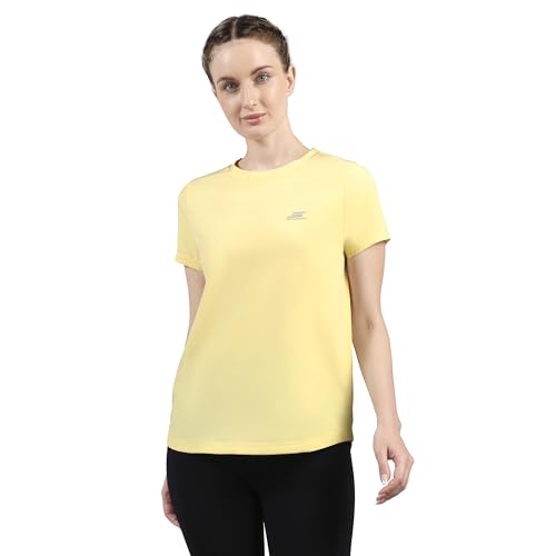 Skechers Women Performance Boxy Fit Natural Yellow Top