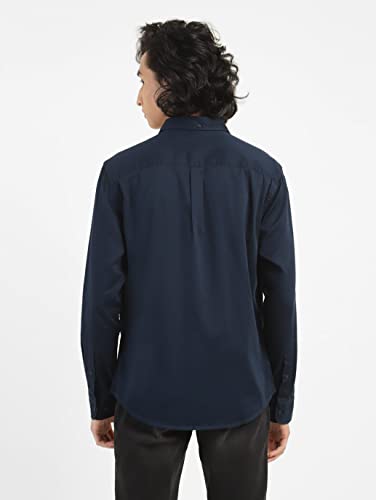 Levi's Men's Regular Fit Shirt (Navy Blue)