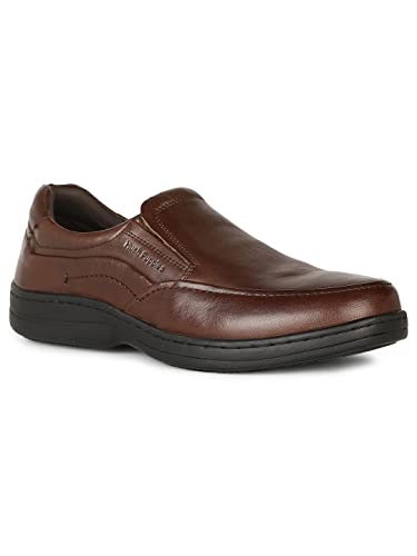 HUSH PUPPIES Men's Street Slip ON Slipon Formal Shoes (8544139_Brown_9 UK)