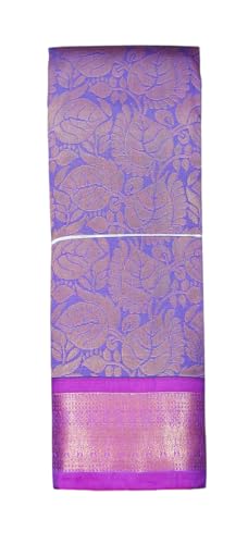 SREE KUMARAN Women's Kanchipuram Kubera Silk Pure Pattu Sarees With Blouse (VSK303-9)