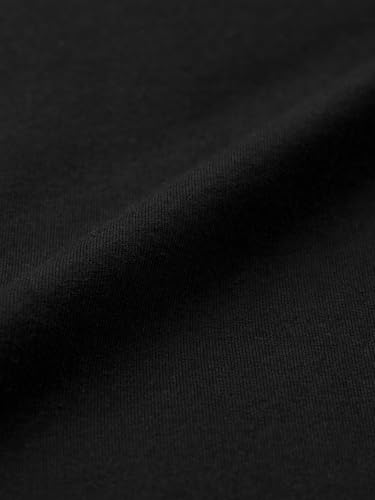 The Souled Store Oversized T-Shirt: Distorted Reality Men and Boys Short Sleeves Round Neck Black Graphic Printed Casual Lightweight Drop Shoulder Streetwear Trendy Oversized T-Shirt