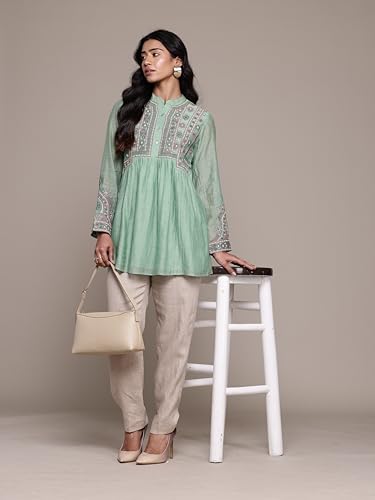 Ritu Kumar Green Dharohar Kurti
