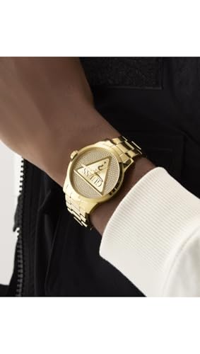 GUESS Analog Champagne Dial Men's Watch-GW0915G1