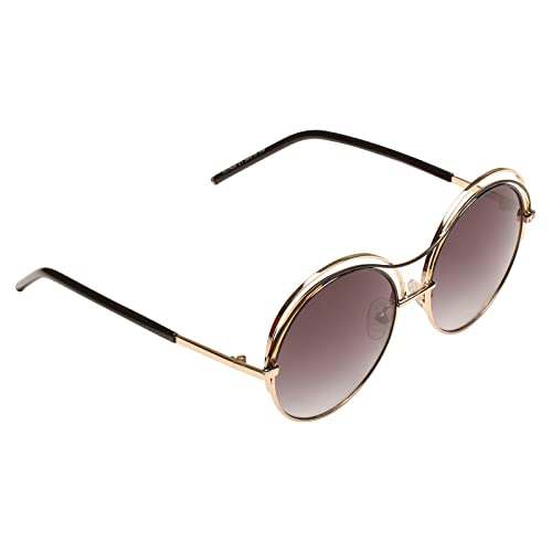 French Connection Gradient Round Women's Sunglasses -(FC 7428 C1 58 S_LC |58| Grey Color Lens)