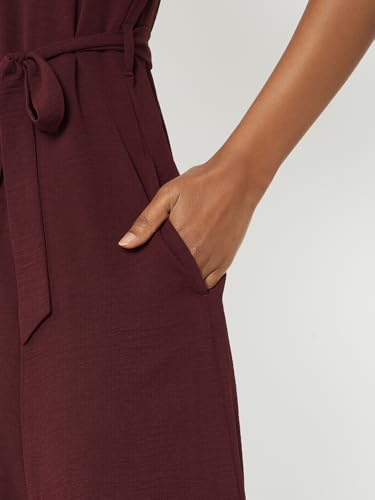 Max Women's Polyester A-Line Below The Knee Dress (DTI3905_Maroon