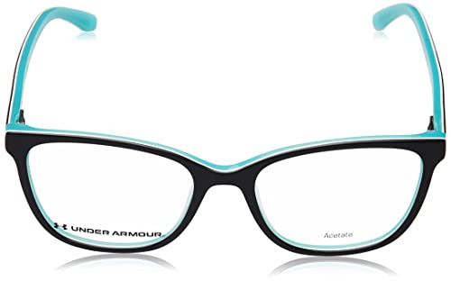 Under Armour Ua 5036 Sunglasses, EL9/17 BLK TURQUOIS, 52