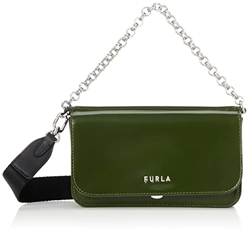 Furla SPLENDIDA MINI SHOULDER BAG, EDERA+NERO (1003-0727S), Free Size