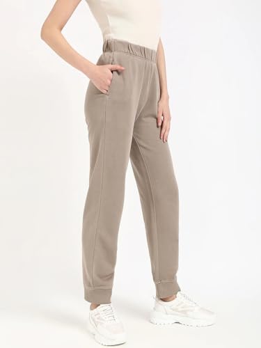 Regular Fit Solid Mid Rise Trouser