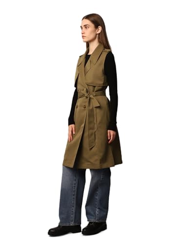 ONLY Women's Regular Fit Olive Coat