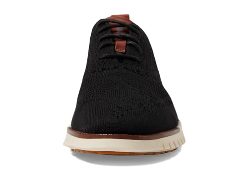 Cole Haan Men's Zg Remastered Stitchlite Oxford, Black/Ivory, 8.5 Wide