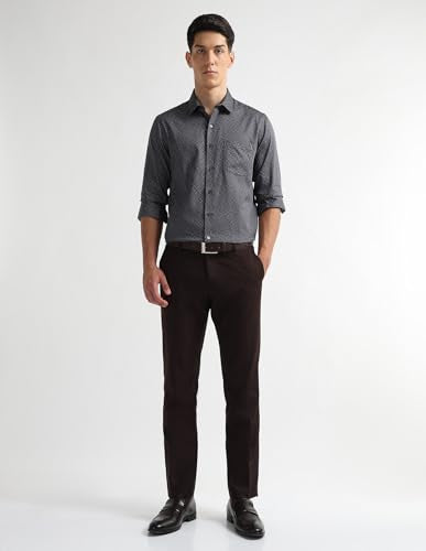 Arrow Grey Formal Shirt_ARAEOSH3111_40