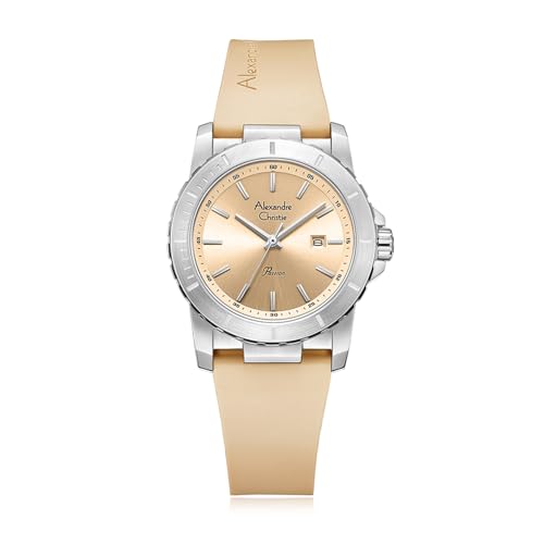 Alexandre Christie 6141LDR Women's Classic Quartz Watch 32mm (Beige)
