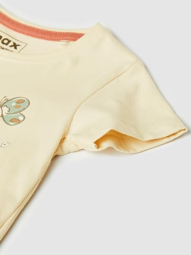 Max Girls Printed T-Shirt - Pack of 3 (Multicolour_18-24 M)