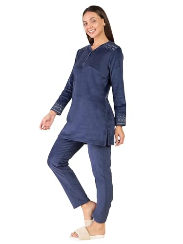 Sweet Dreams Women Solid Pyjama Set