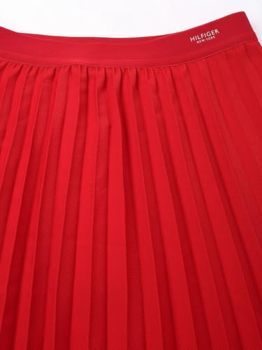 Regular Fit Solid High Rise Skirt